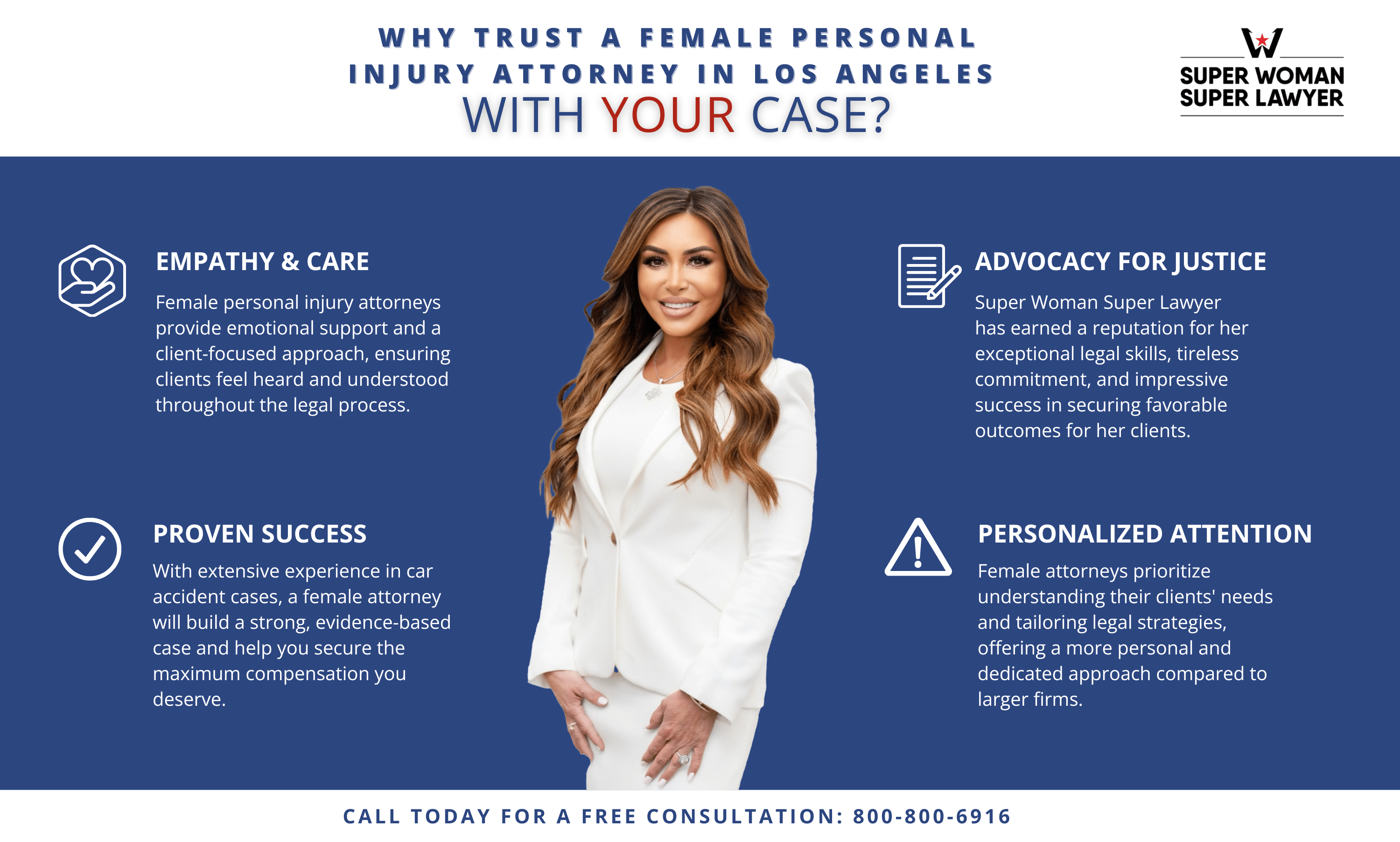 Why You Should Trust a Female Personal Injury Attorney in Los Angeles with Your Case Infographic